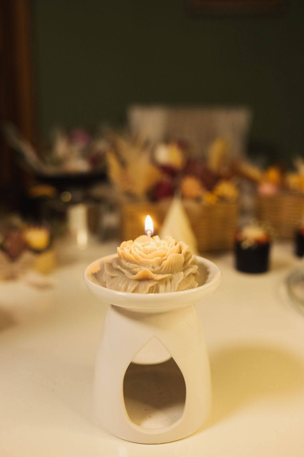 Zlatna Tulipan Sveća